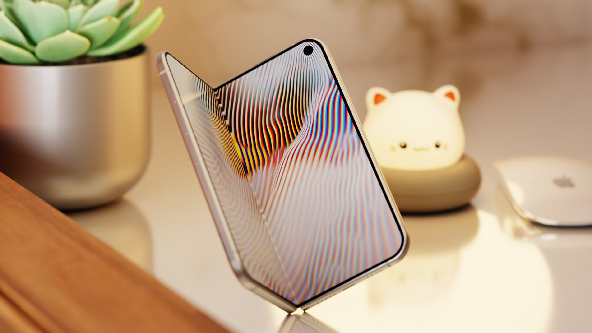 “iPhone Fold 最终设计图已泄露”所以，这个图跟一年前“泄露”的那一套