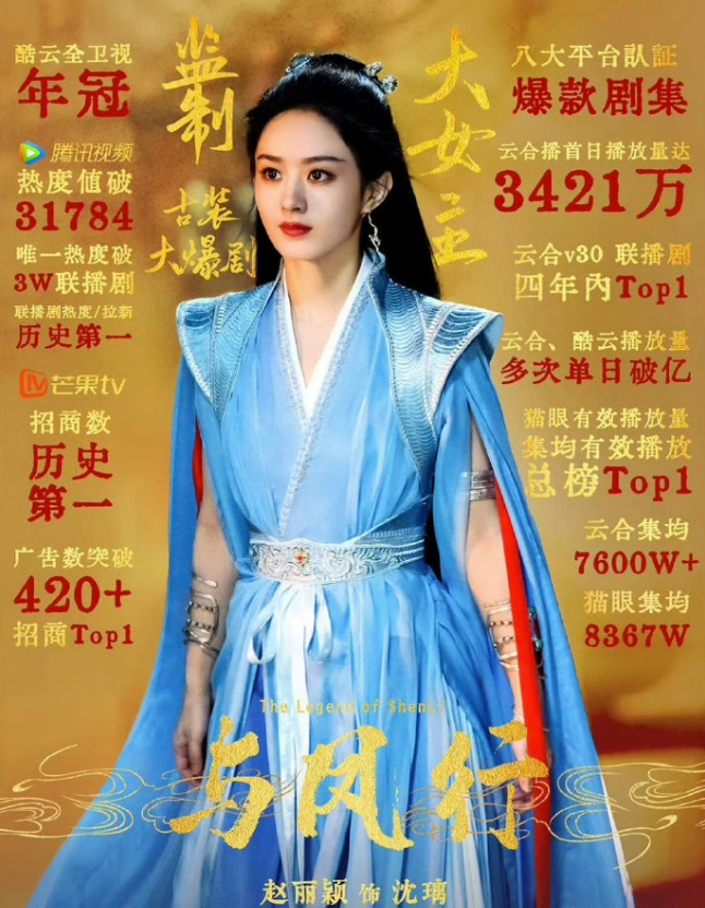 张凌赫田曦薇《逐玉》收官！双平台广告去掉角标之后，爱奇艺201广，腾讯188广，