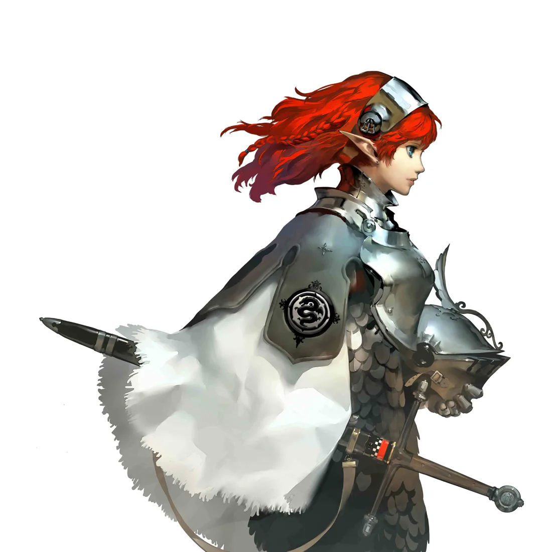 红发女精灵骑士的变化。 ​​​