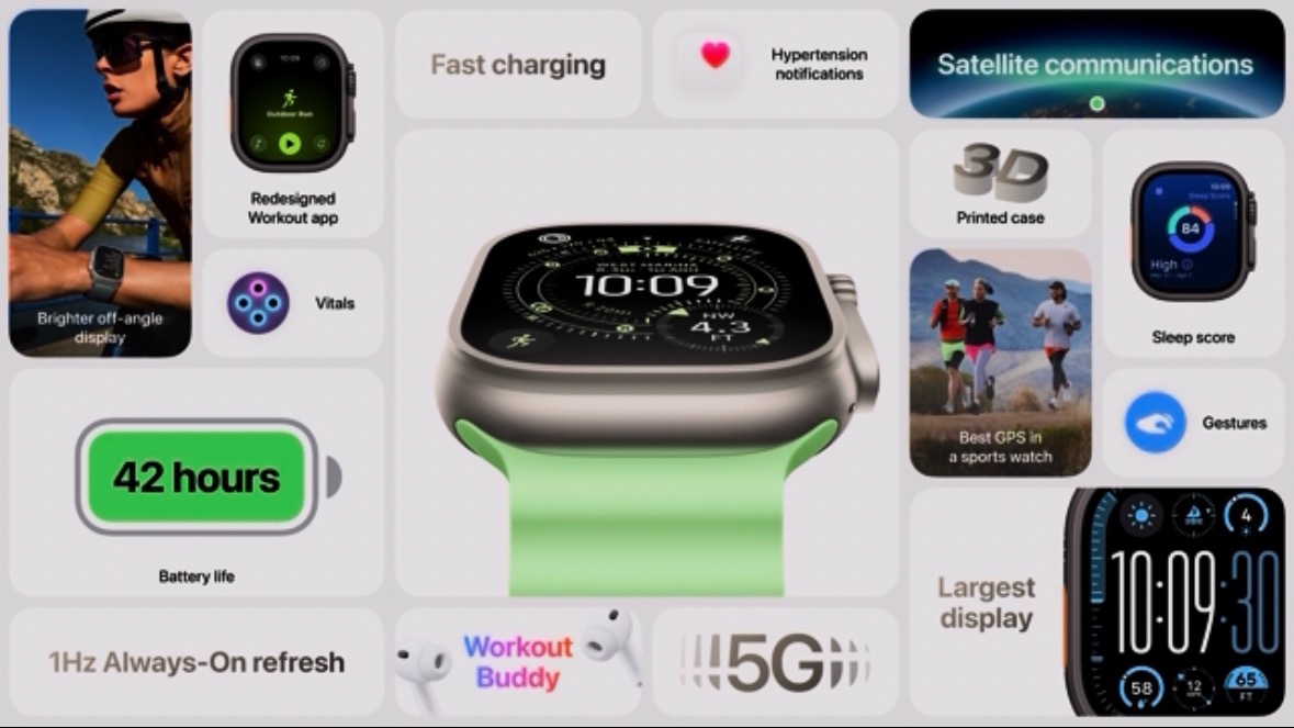 苹果发布会Apple Watch Ultra3感觉也没什么变化，续航最长也才42