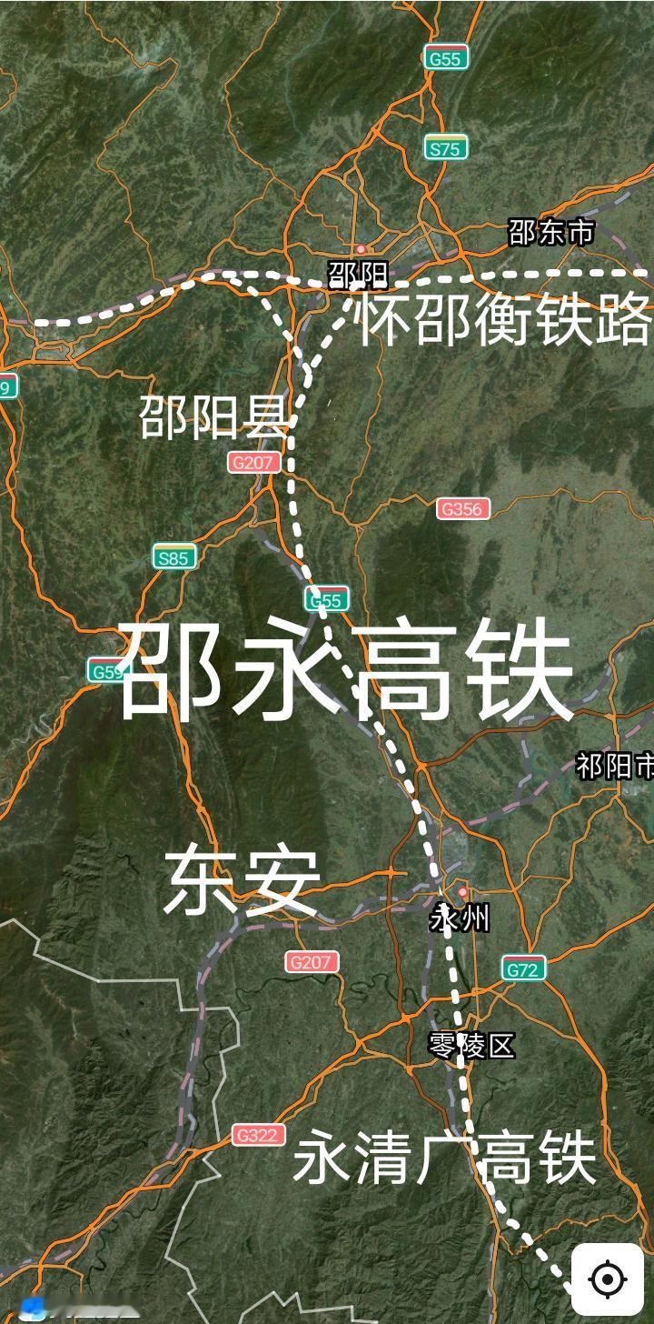 重要进展，邵阳至永州时速350公里的邵永高铁控制性工程跨怀邵衡铁路连续梁已于今天