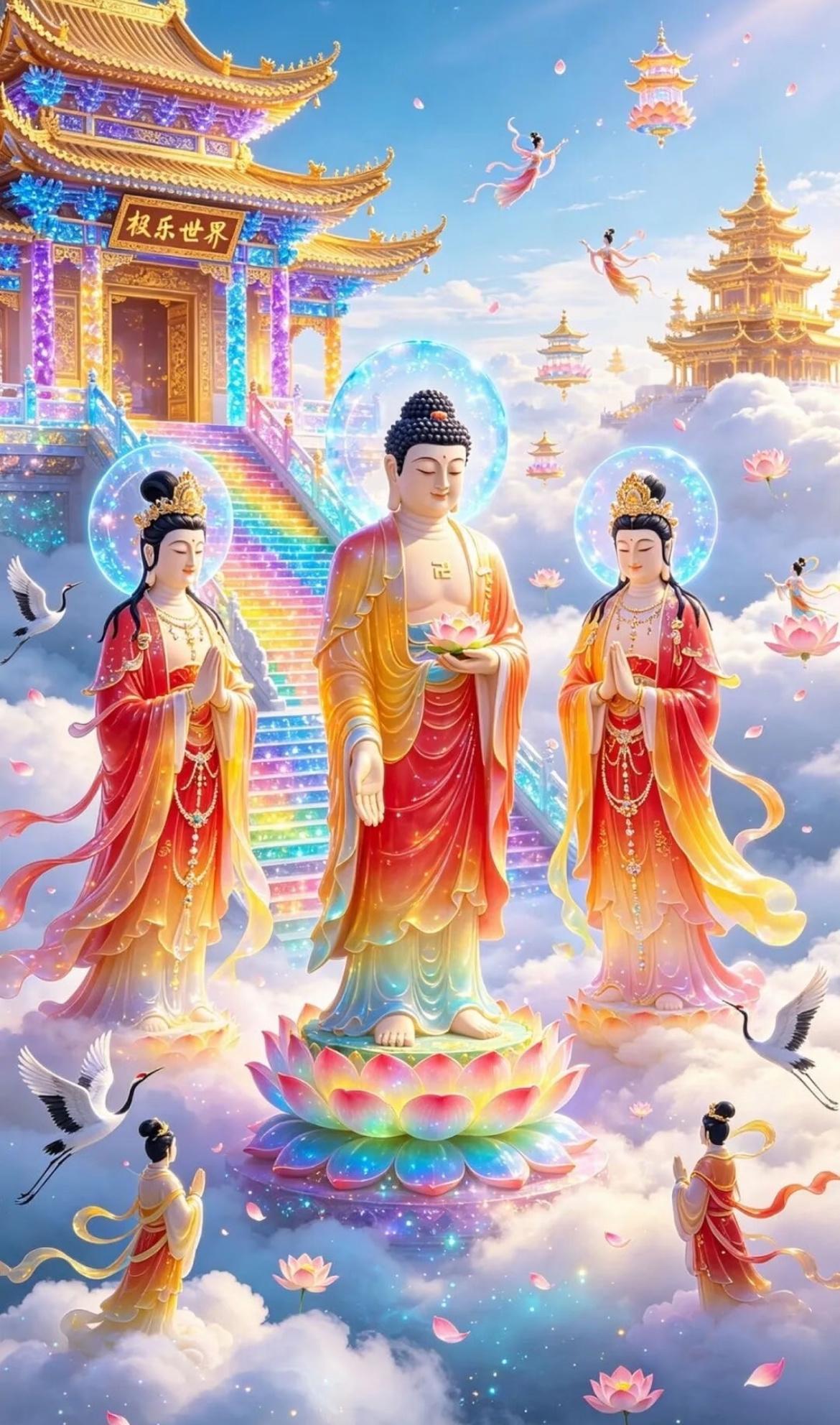 遇到西方三圣别划走，许个愿吧，真的很灵的 