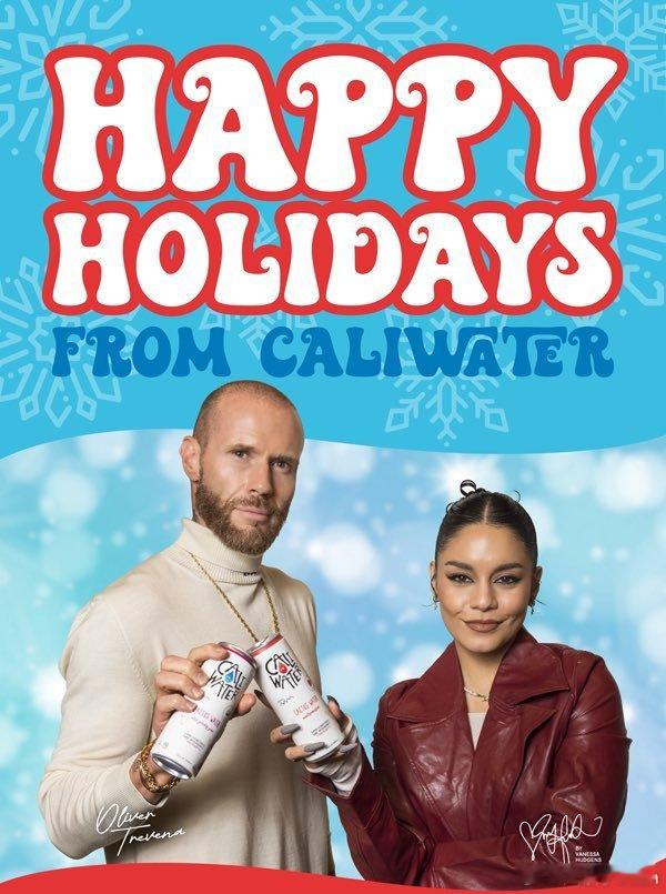 Vanessa Hudgens 凡妮莎哈金斯和自创饮料水品牌Cali water