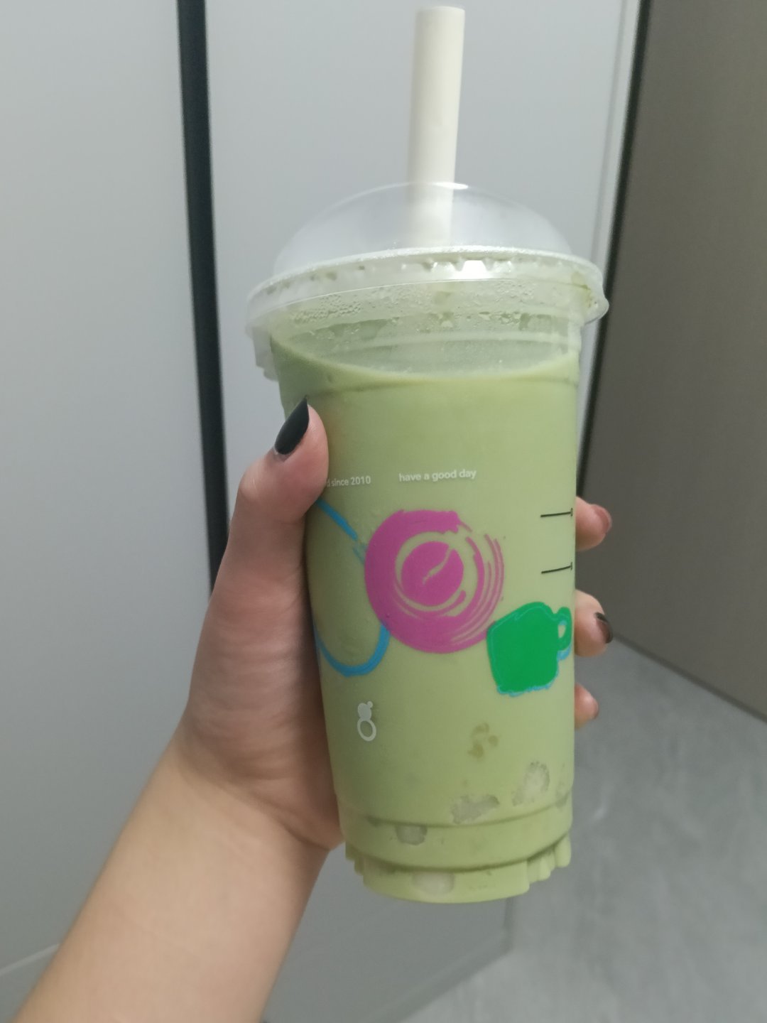 这个古茗的抹茶生椰麻薯能换回之前的杯子吗，我奶茶都漏了讨厌 ​​​