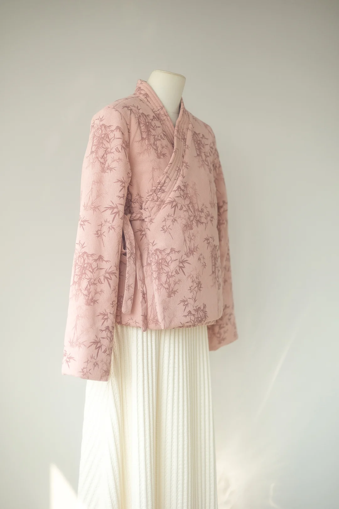 粉竹国风棉服｜温柔保暖