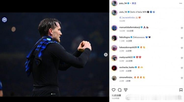 开云体育馆  【第90分钟远射绝杀！泽林斯基晒向妻子示爱庆祝照：拿下国家德比！】