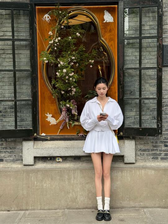 𝙥𝙡𝙤𝙜 一周all white穿搭🤍