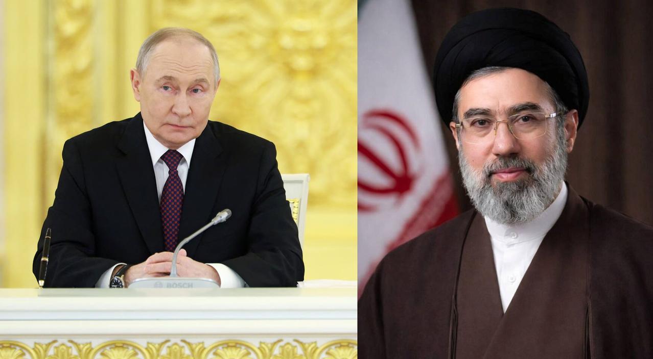 当选当天向伊朗新领袖穆杰塔巴致贺电的有：

普京：作为伊朗新领导人，我相信您将继