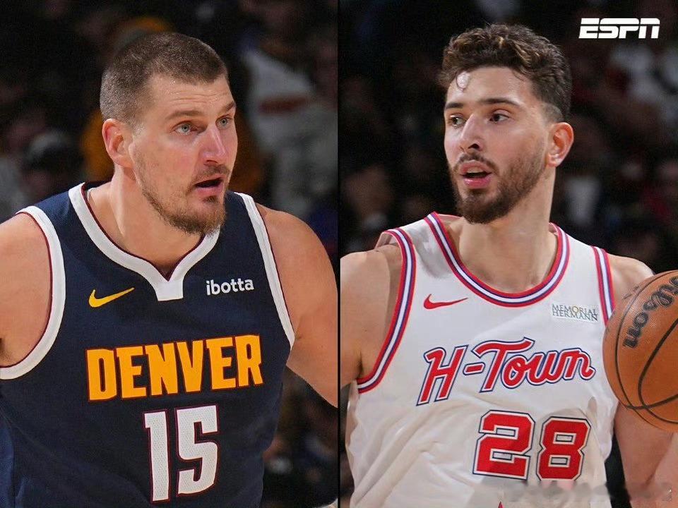 明日掘金战马刺，掘金穆雷、戈登、沃特森等多人已确定缺阵。约基奇明天会打一会儿凑够