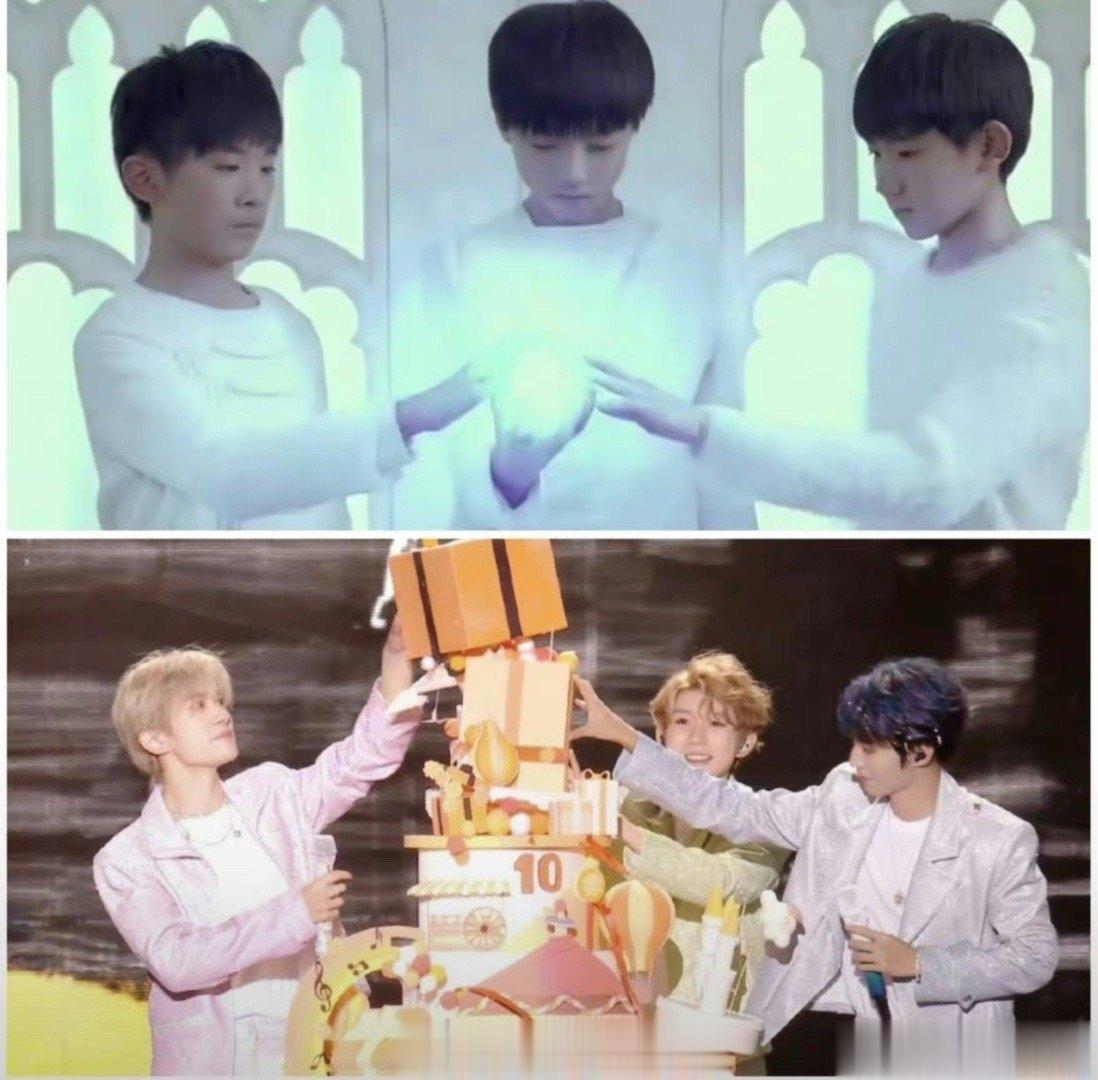 救命！！！梦回十周年！！！＂在这样一个夜晚，直到蛋糕塌掉的那一刻，他们才第一次回