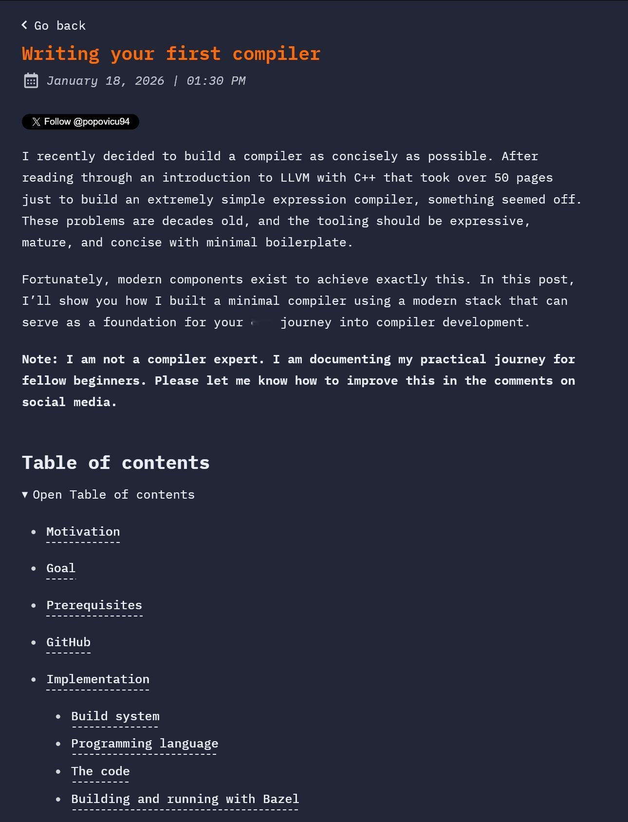 编写你的第一个编译器popovicu.com/posts/writing-you