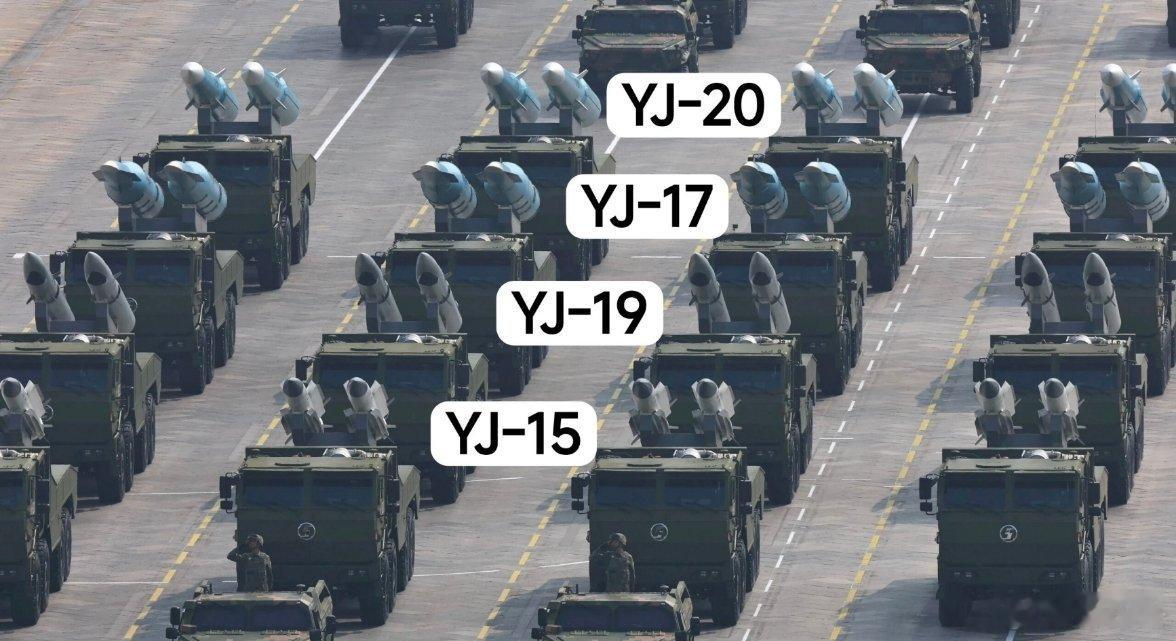 高超声速反舰导弹四金刚😎😎😎今天公布了鹰击20定型试验的画面。阅兵4款国产