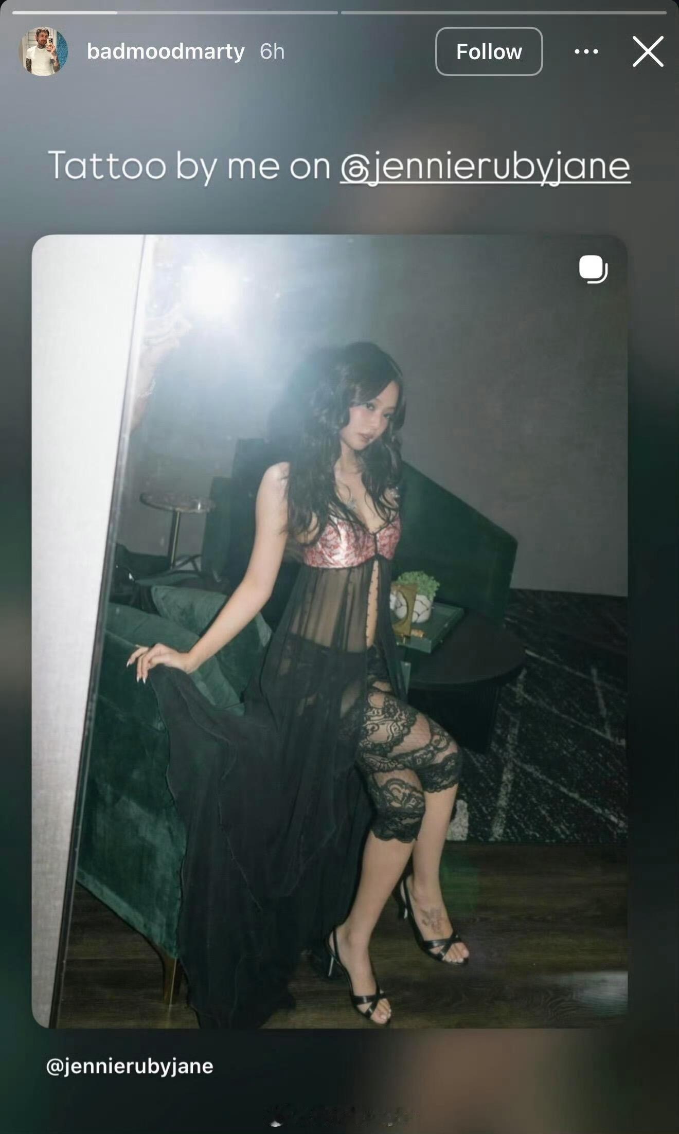 Jennie的纹身感觉挺好看的，很适合她，这是什么活动啊
