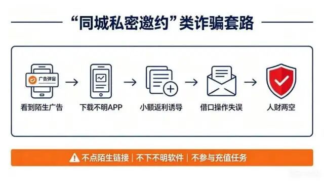 #民警三次上门拦不住转账被骗7万#【深圳男子点击“同城私密邀约”后，民警“三顾茅