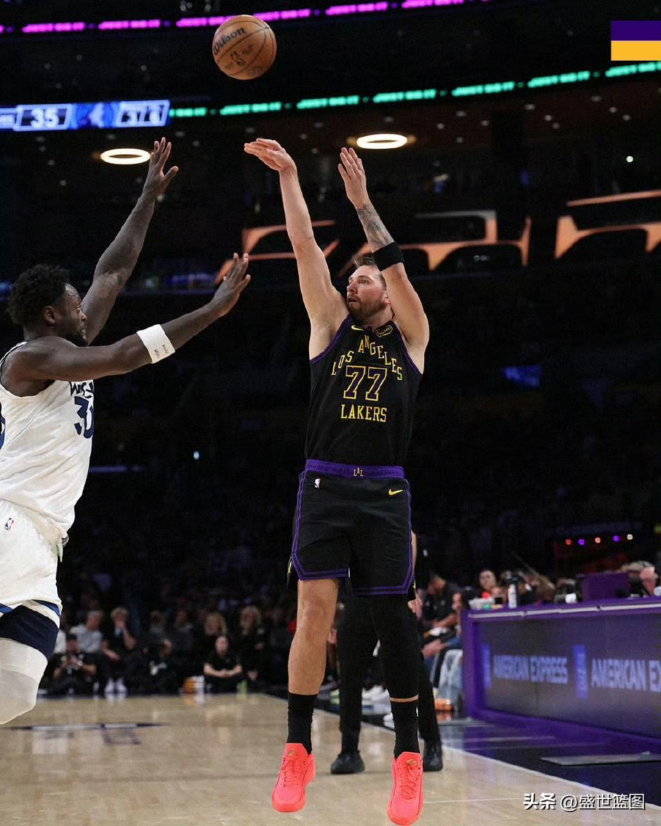 湖人120:106大胜森林狼，战绩升到西部第四！
东契奇砍下31+11+11，小