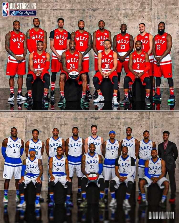 NBA 这个全明星阵容，竟然已经是十年前了……时光如梭 