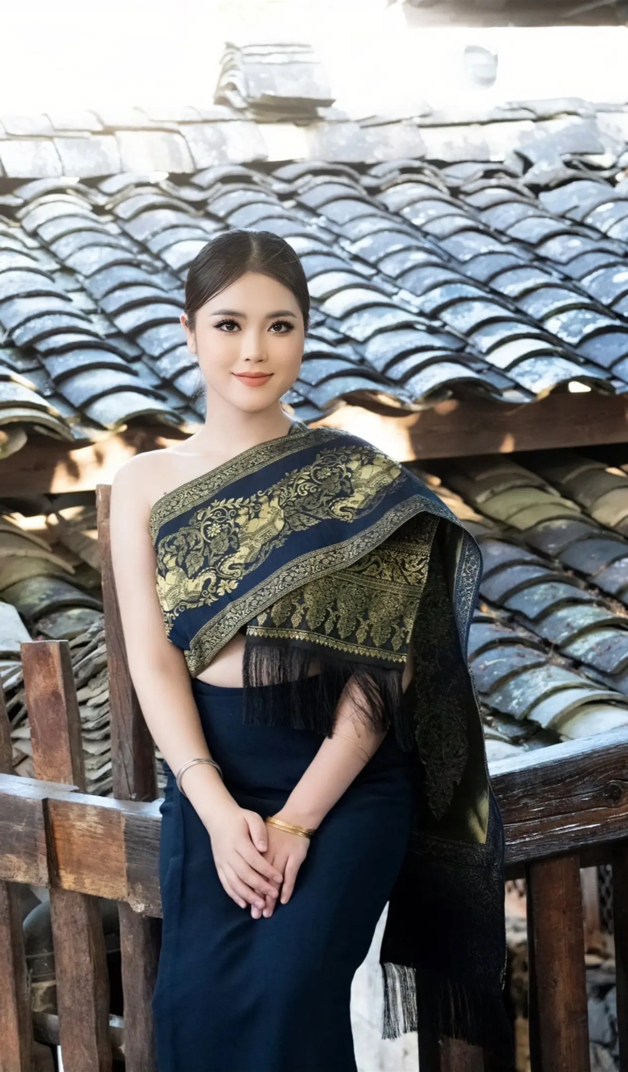 穿傣装 说傣话 泼圣水。