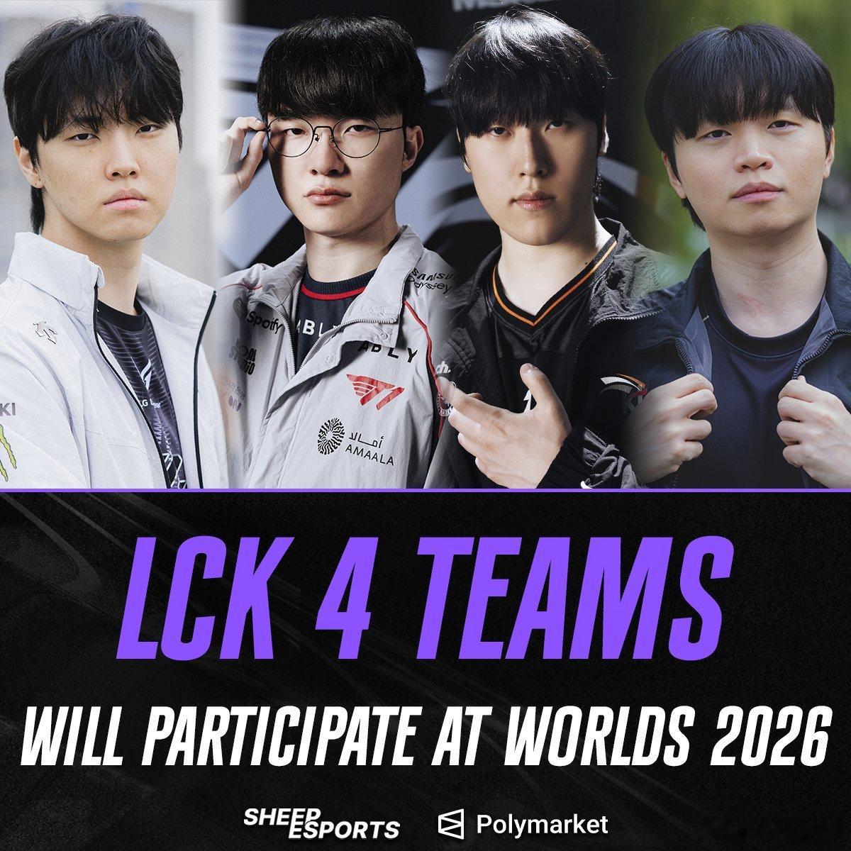 LCK锁定四张S赛门票随着HLE 挺进MSI总决赛，也确定为LCK赛区锁定了一个