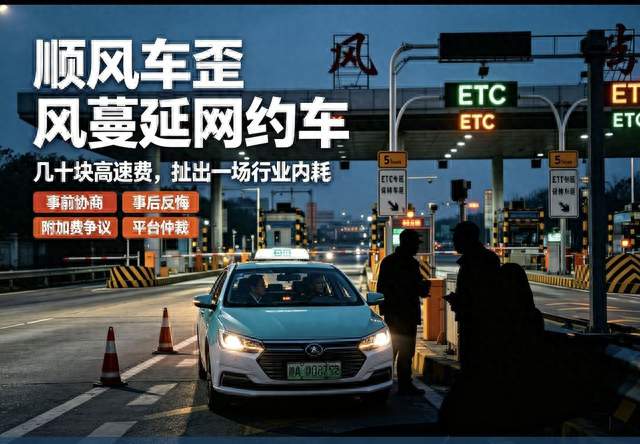 顺风车歪风蔓延网约车！高速费扯皮成常态，司机：乘客真被惯坏了