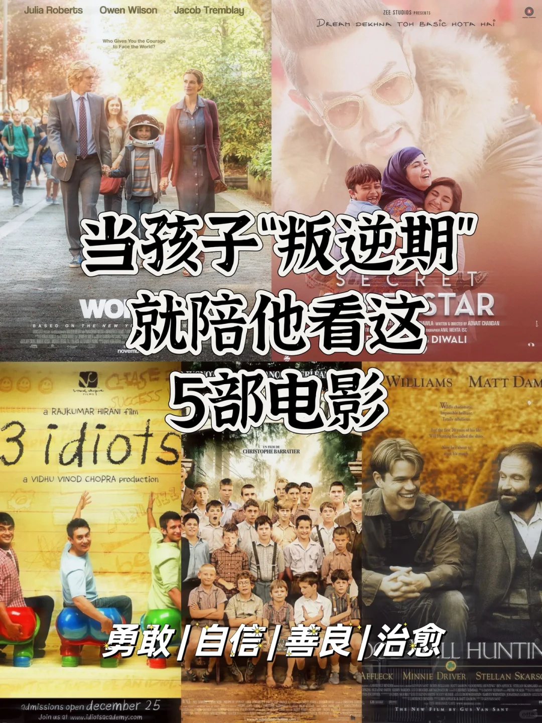 ❤️孩子“叛逆期”，陪他一起看5部电影