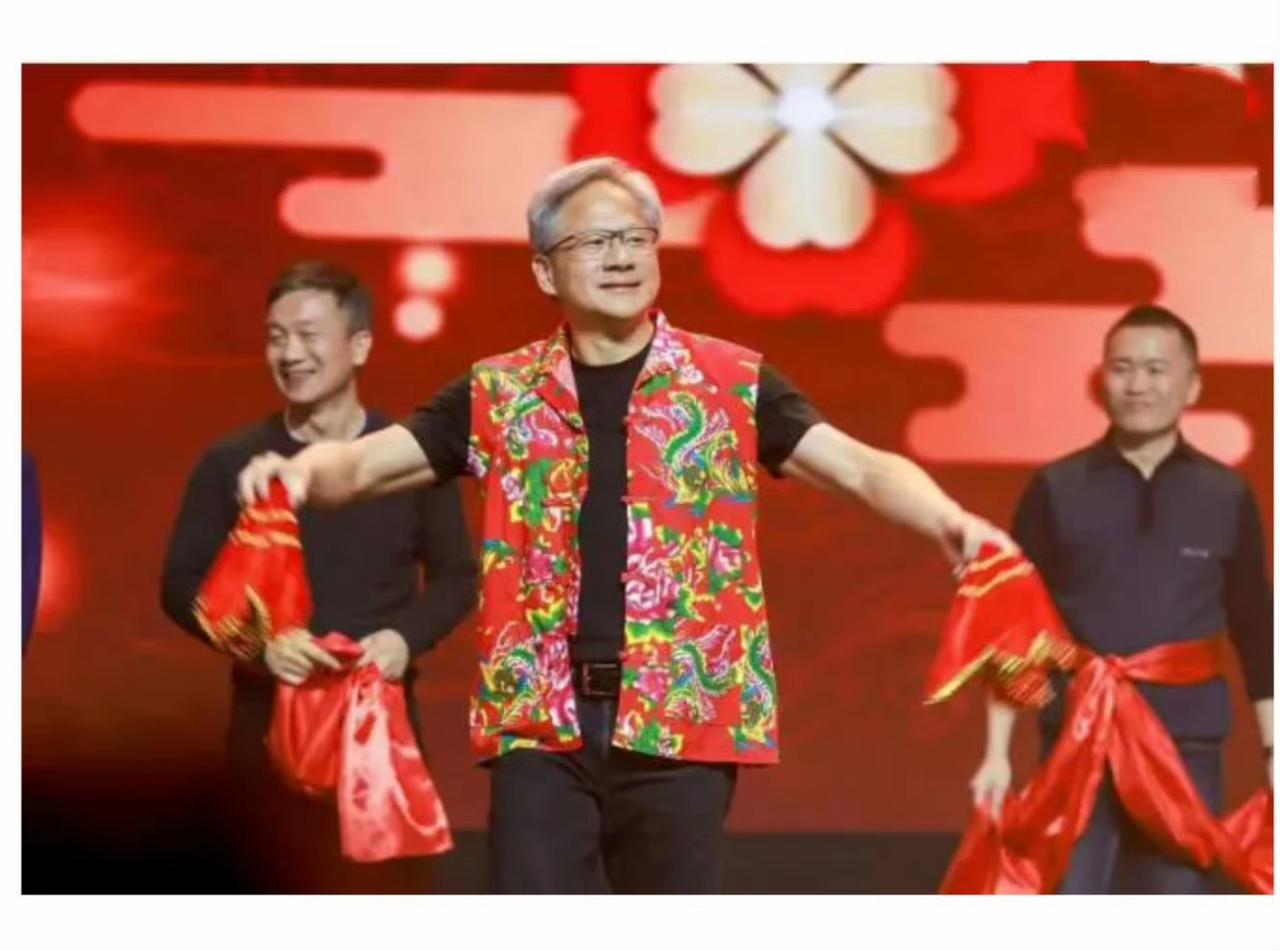 脱掉皮衣
穿上唐装
黄仁勋不愧是中国通
把中国式关系玩的贼6
能打造出全球市值第