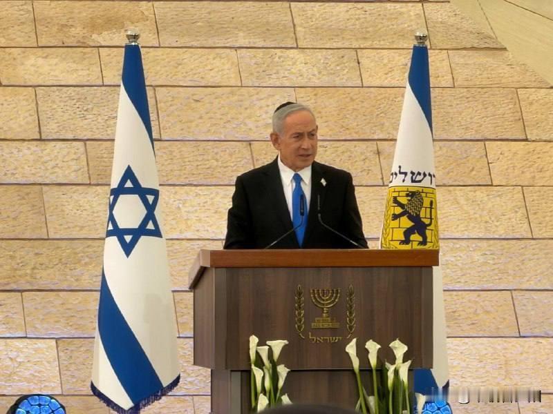 内塔尼亚胡在阵亡将士纪念日上说了几句硬话。

他说，10月7号以来，以色列国防军