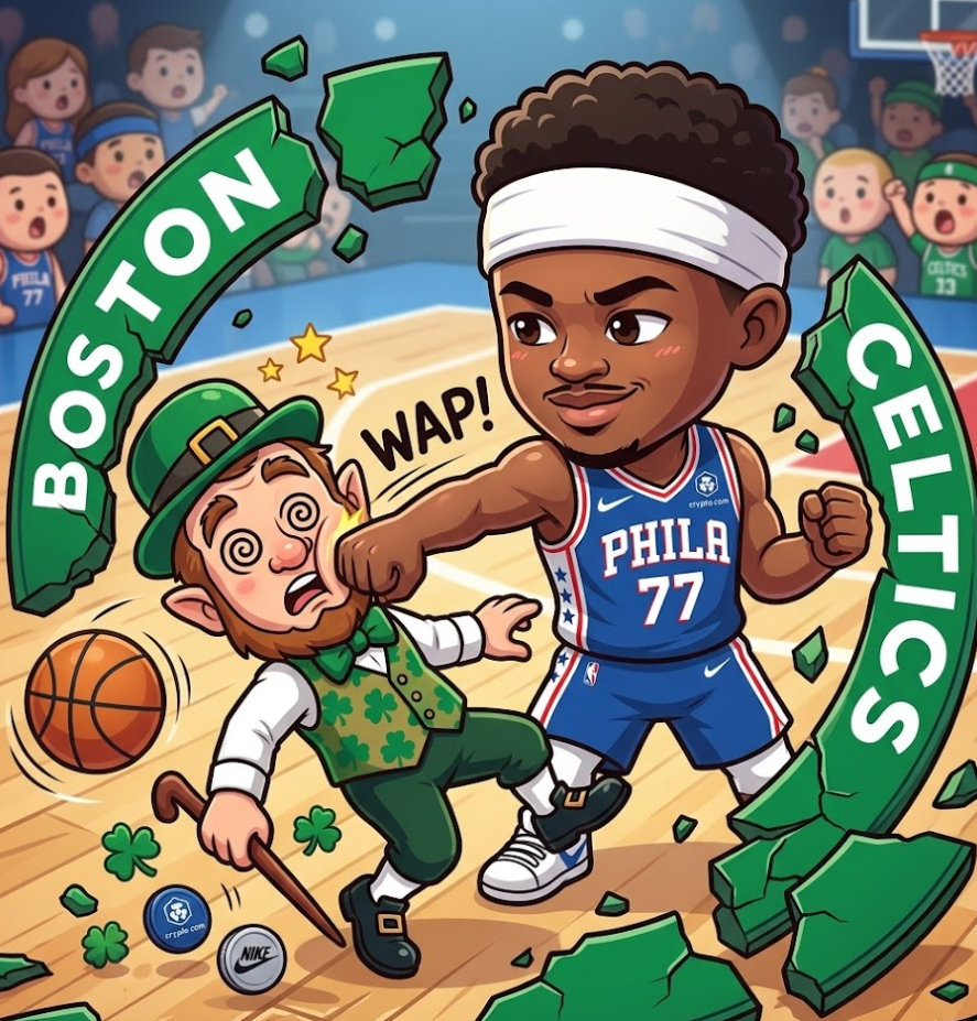 76人拿下凯尔特人！系列赛大比分搬成1-1！！！76人vs凯尔特人