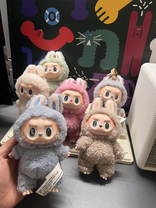 幸运的是提前拥有了6只小可爱labubu🐻