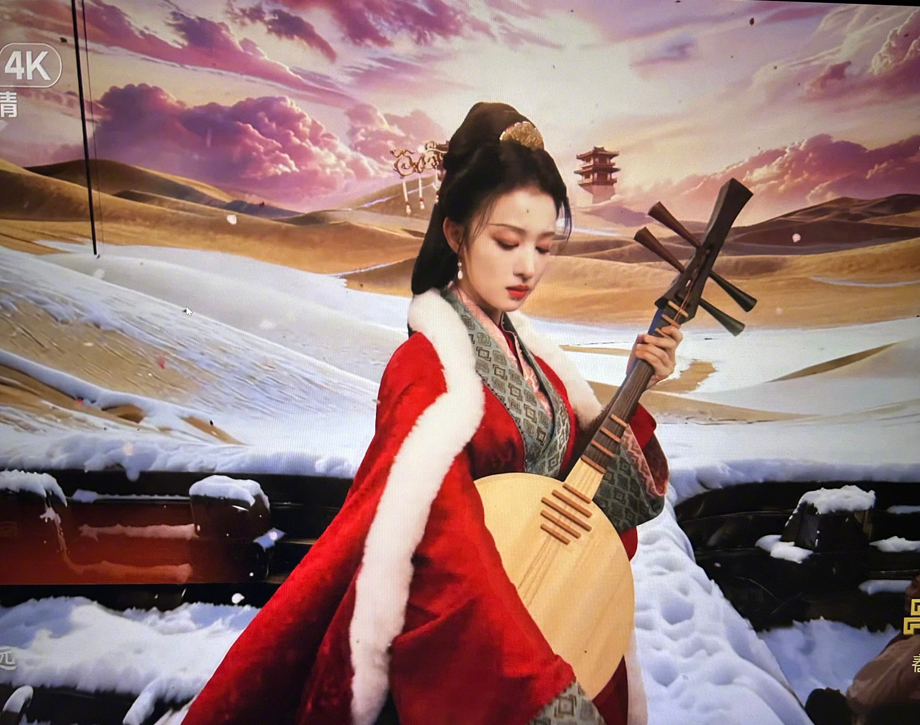 春晚王楚然太美了吧 