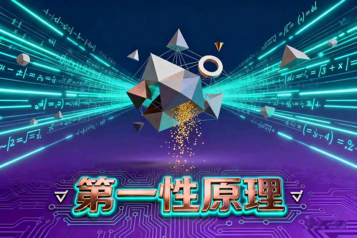 世界的第一性原理是物质，物质的生产和分配决定世界的文明程度。
社会的第一性原理是