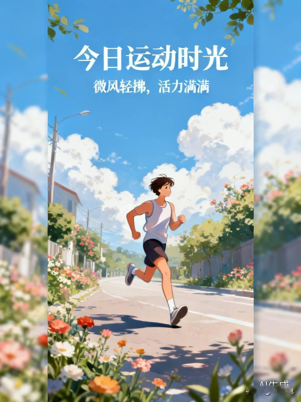 带定位晒今日生活 今天的生活主打一个运动！微风轻拂，就像大自然温柔的抚摸，特别适
