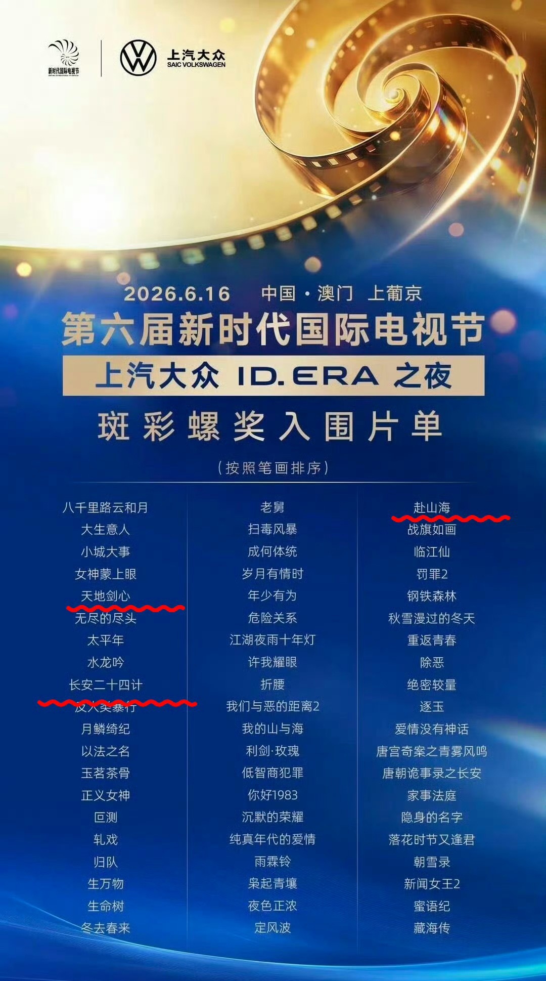成毅作为扛剧生的权威性又增添实证了！恭喜🎉成毅的三部剧《天地剑心》《长安二十四