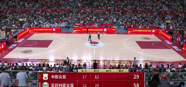[流言板]热身赛：中国女篮三分17%-53%，半场29-58落后尼日利亚女篮
