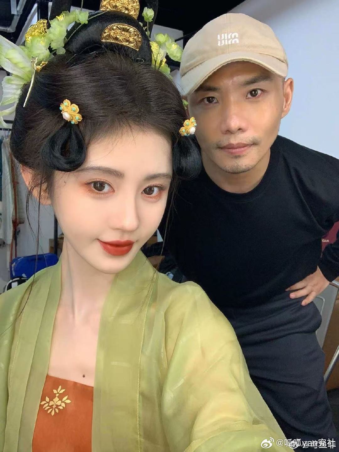 #鞠婧祎古装新造型#鞠婧祎古装新造型，身穿一袭绿色古装，美晕了#鞠婧祎古装女神#