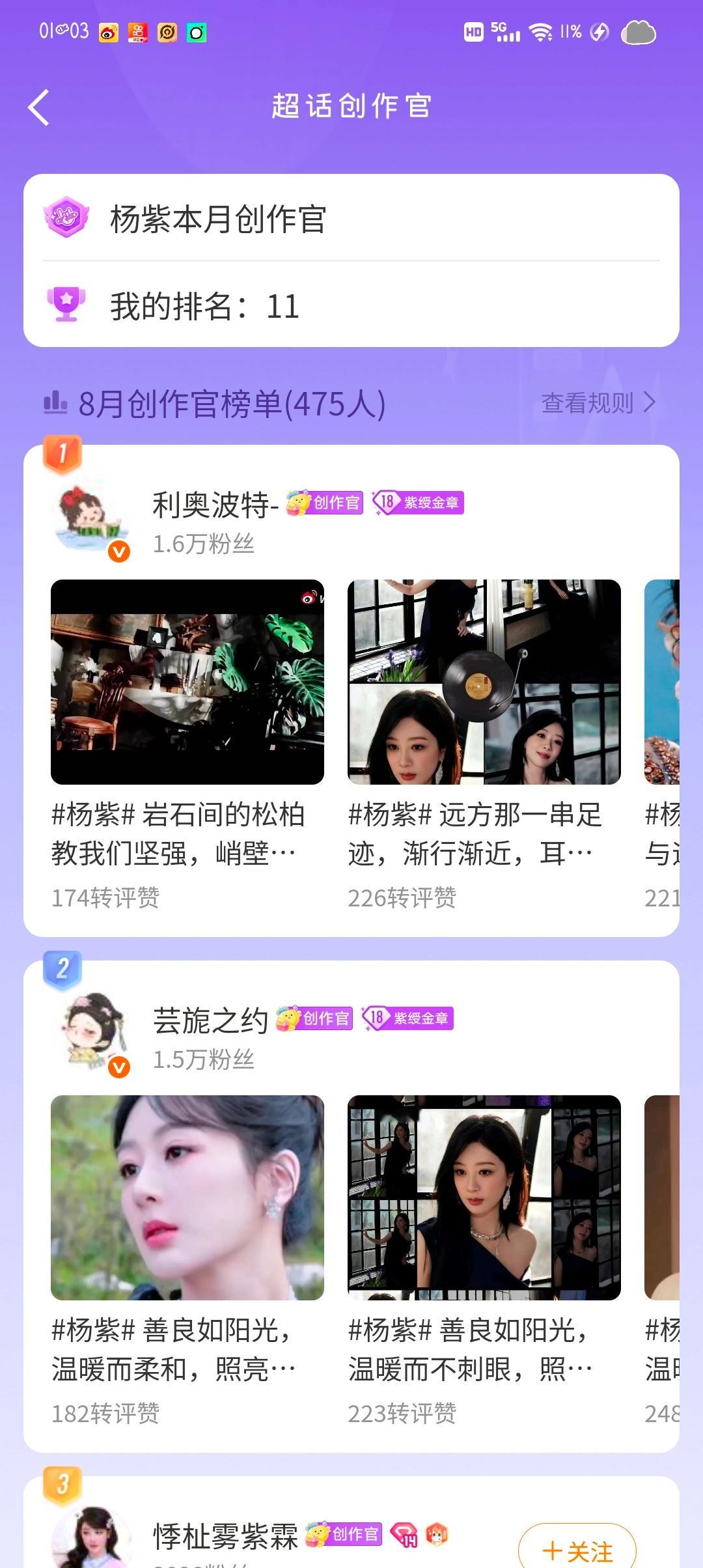 创作官11名  专栏 · 记录一些重要时刻