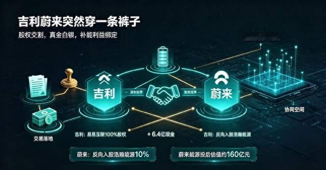 真·穿一条裤子！吉利蔚来全方位深度绑定，合作远超想象