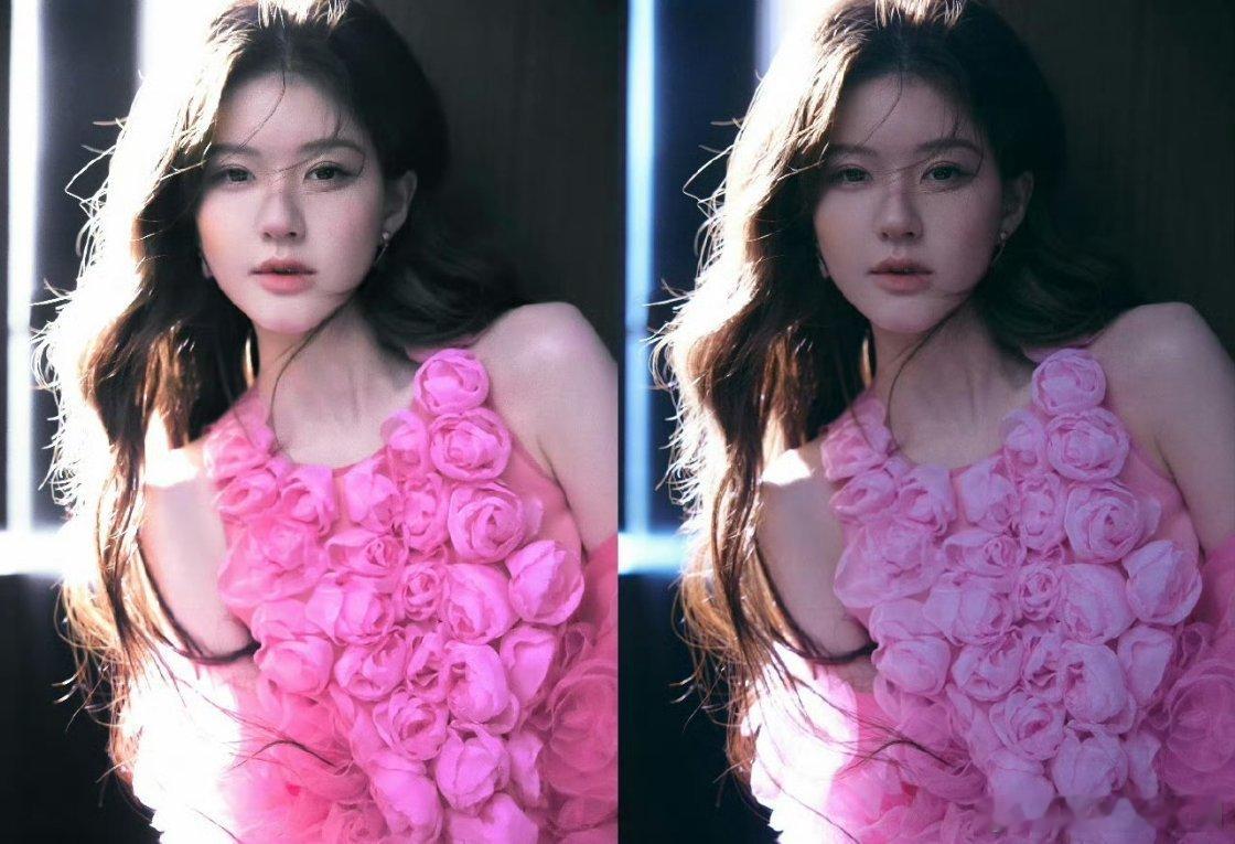 赵露思圆脸变鹅蛋脸[开摆][开摆][开摆][开摆]妆容变化是吧 好好好 ​​​