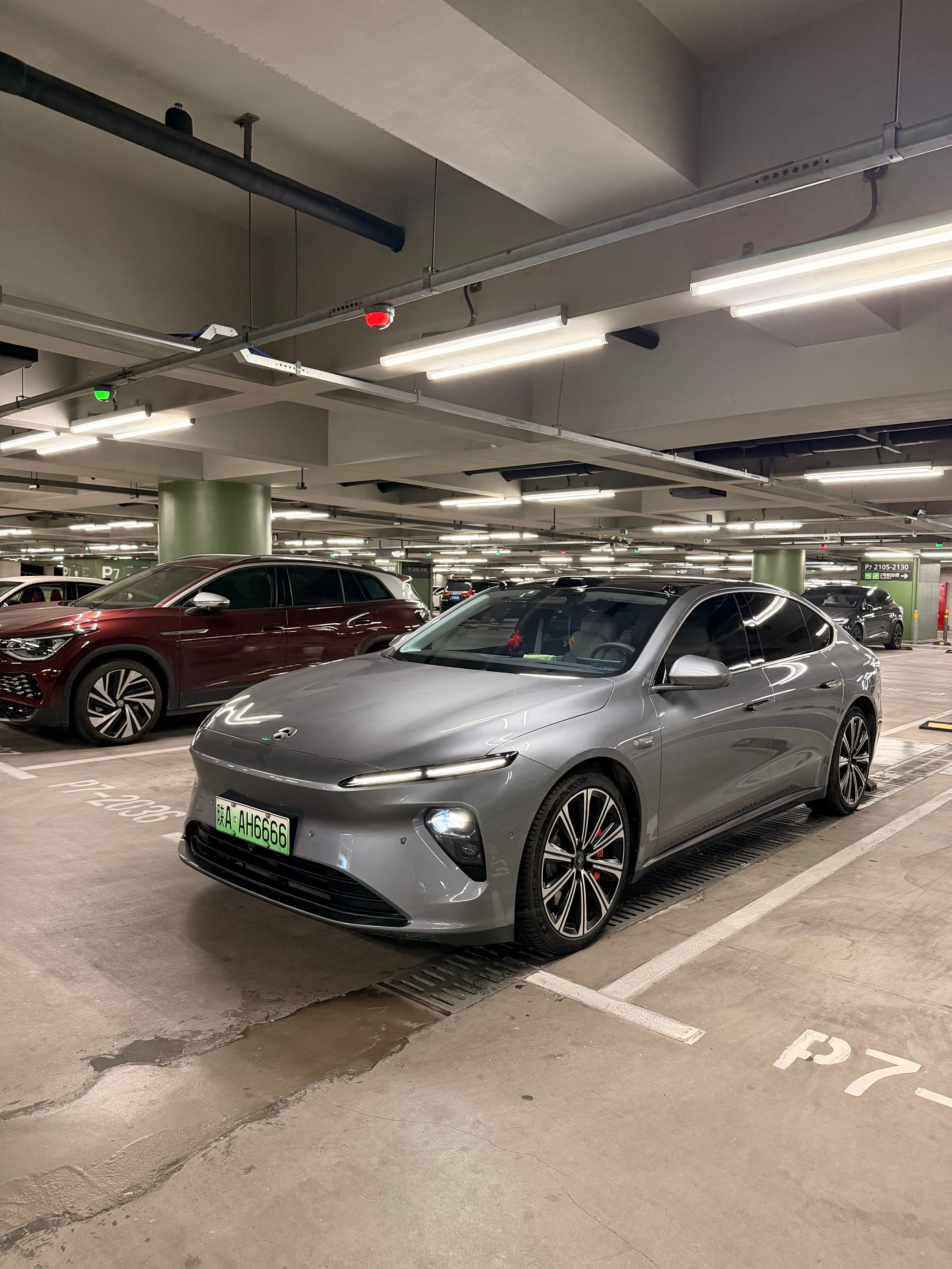 回到上海，车保养完充满电洗干净送到机场了驾享含金量又上升了蔚来驾享 上海