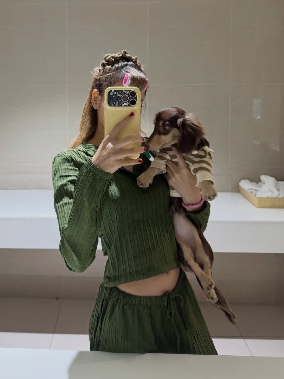 好喜欢好想偷  长毛腊肠犬怎么那么可爱🥺 