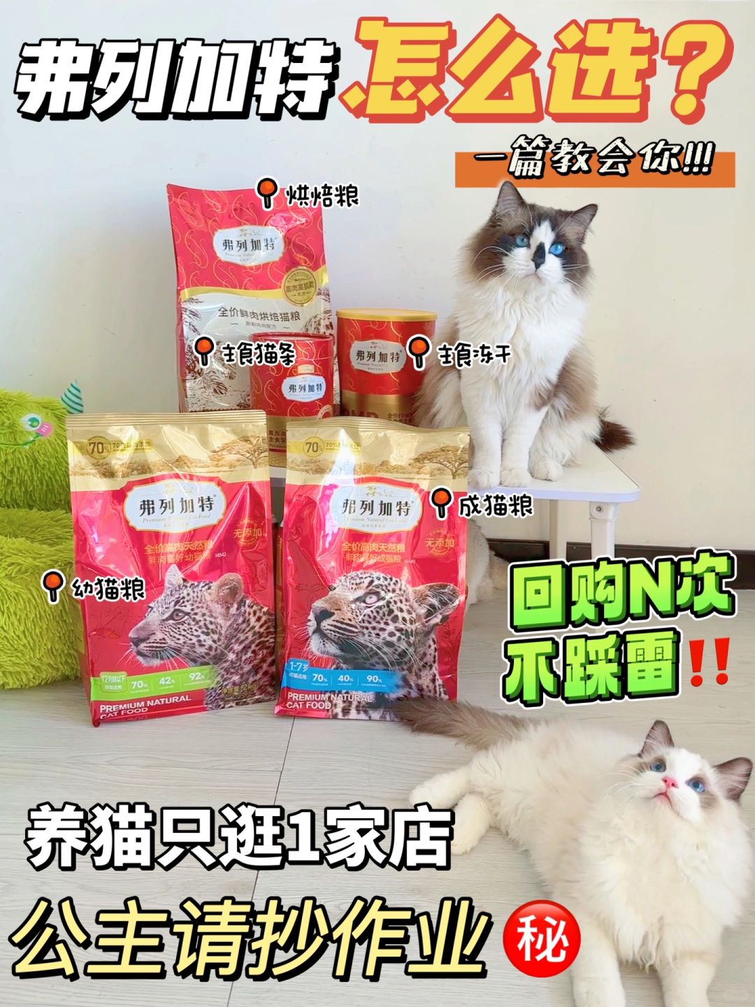 弗列加特全线测评｜新手咋选？一看就懂✅