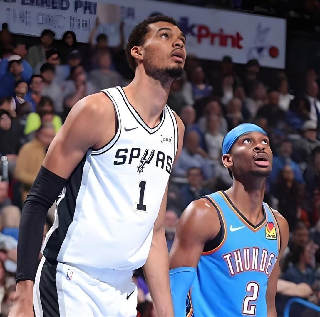 已经没有悬念了！本赛季MVP提前确定！
1.文班亚马：80%
2.亚历山大：20