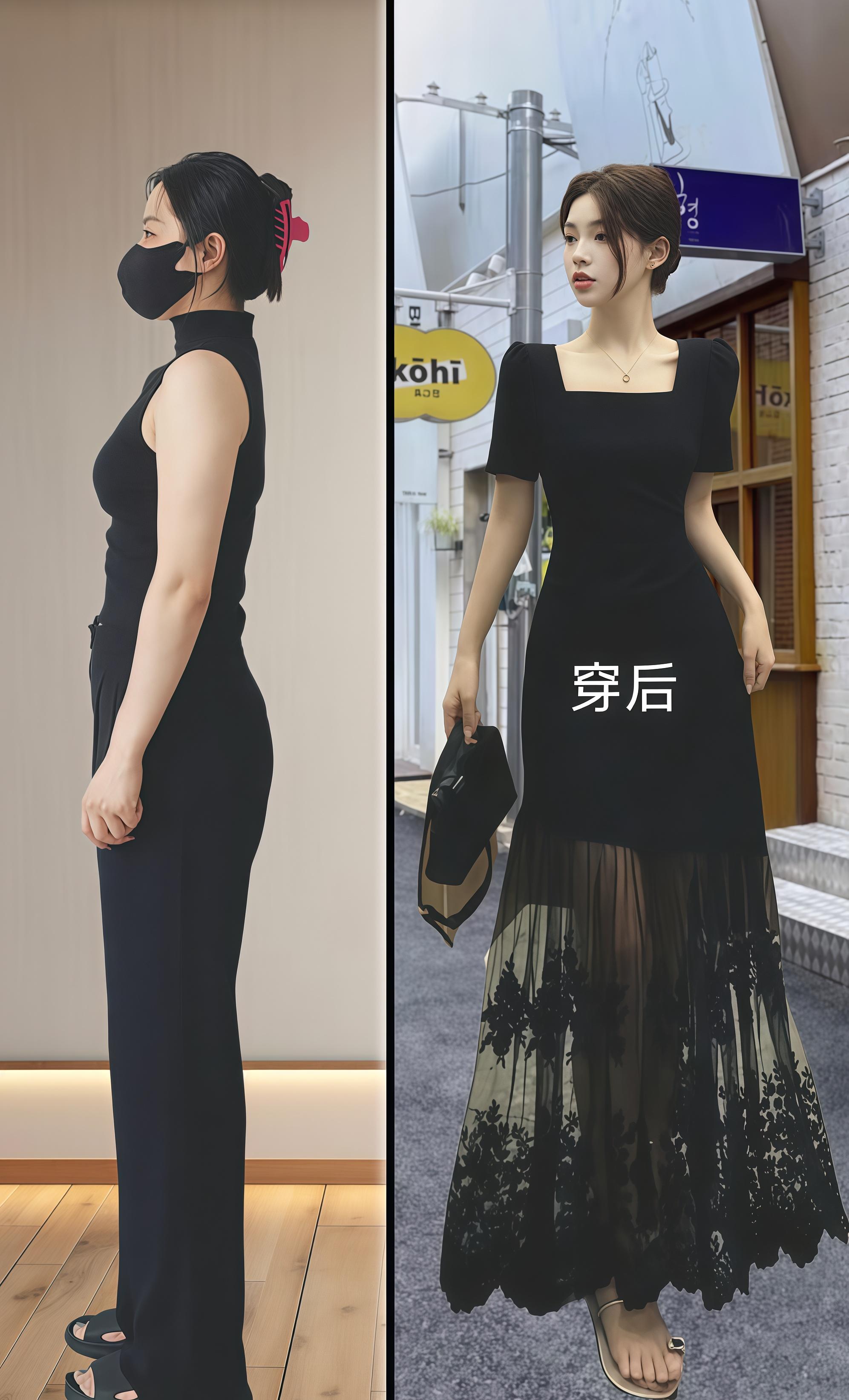 被问爆！职场黑裙的“反差感”穿搭杀疯了！宝子们，一定要给你们分享这条职...