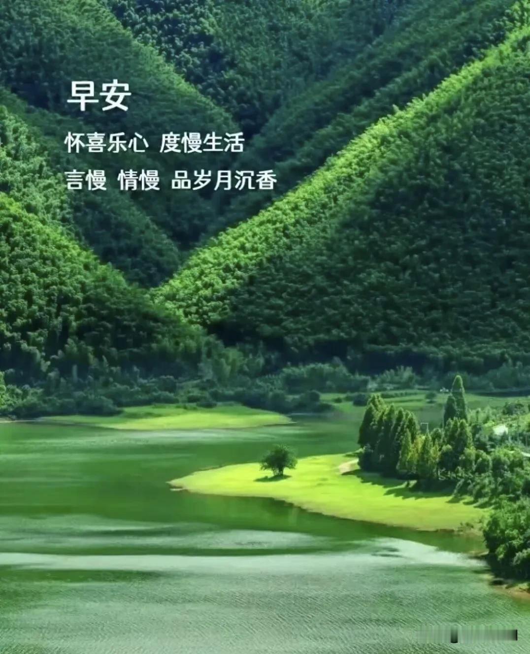 新的一天，把烦恼留在昨夜，带着好心情奔赴日常。