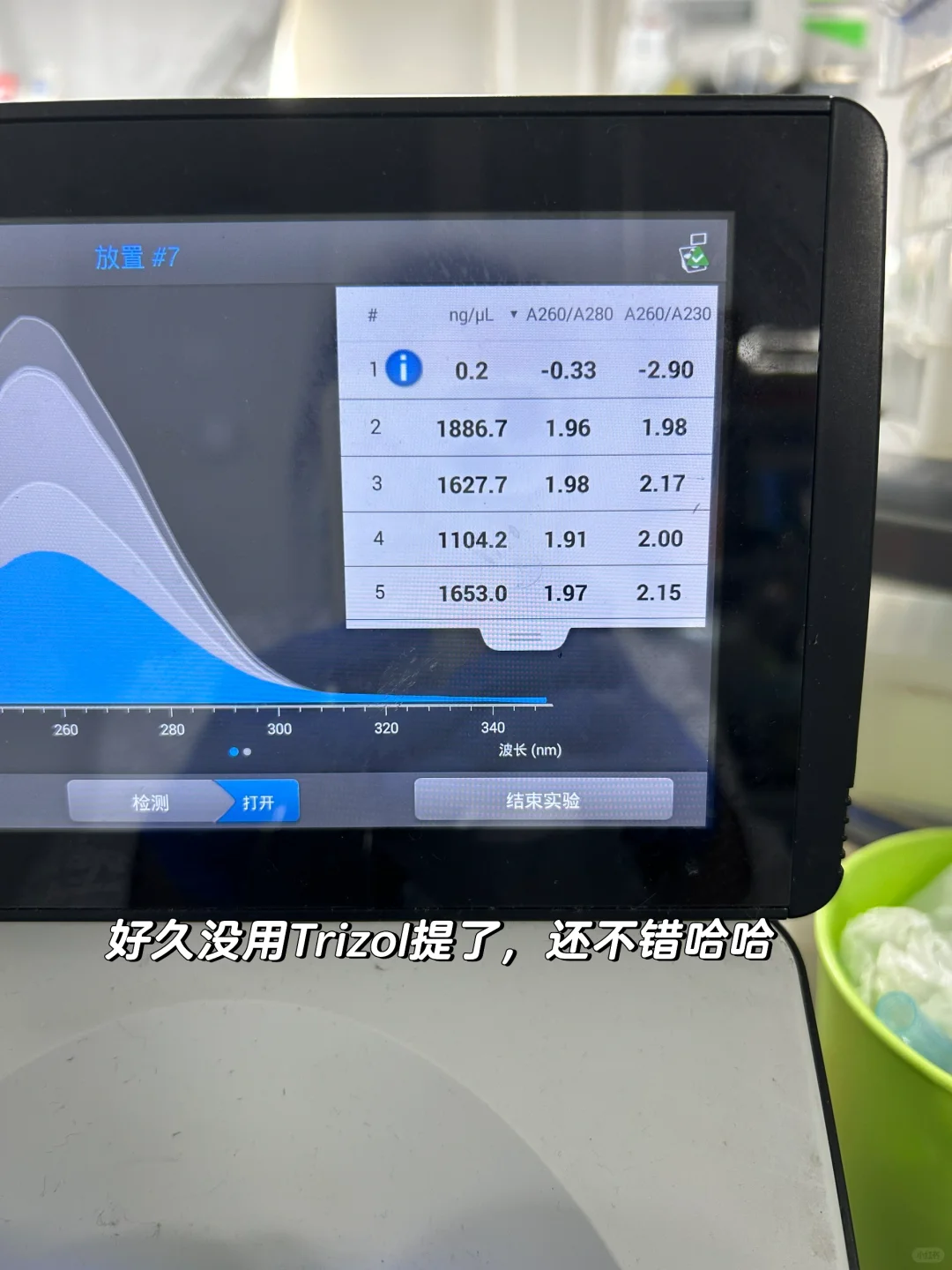 研究生一天能做多少实验～