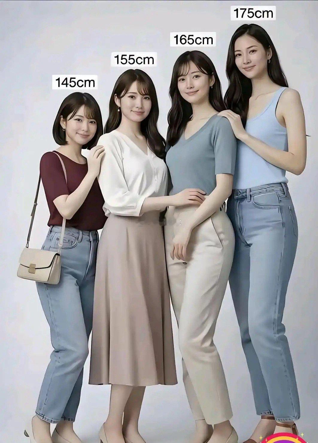 我敢打赌，选一个做老婆，90%的男人都会选择身高165cm 