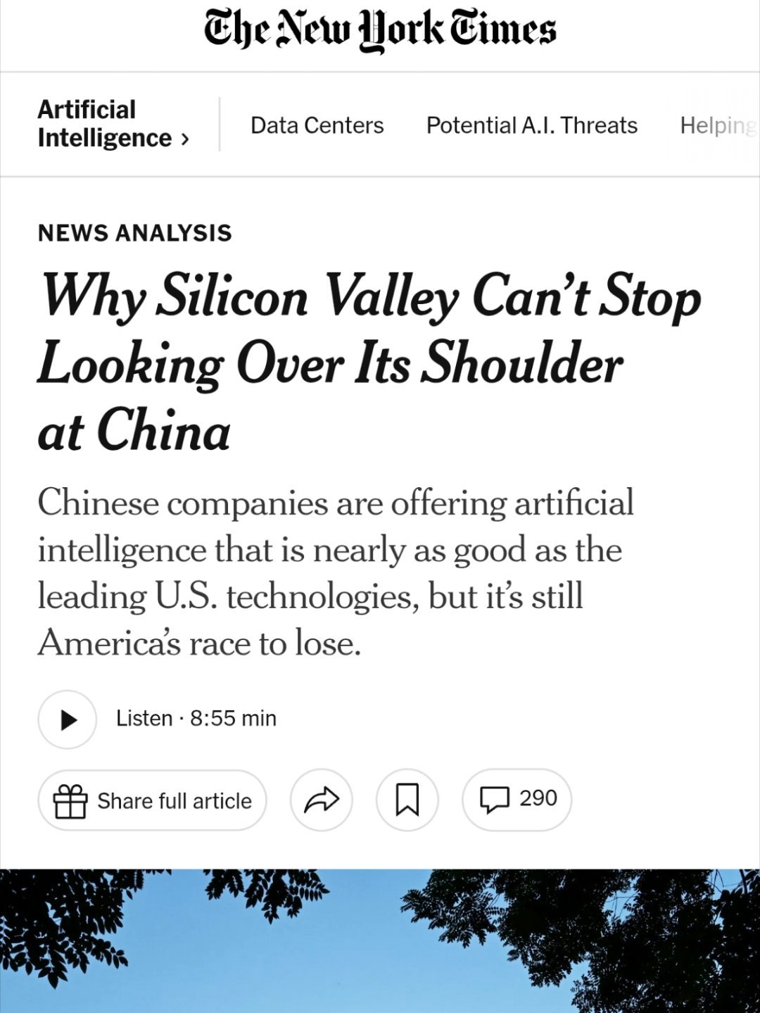 美国拟限制中国开源AI模型¹ 喜看美国人工智能战略决策者现在很难受，到底咋办才好