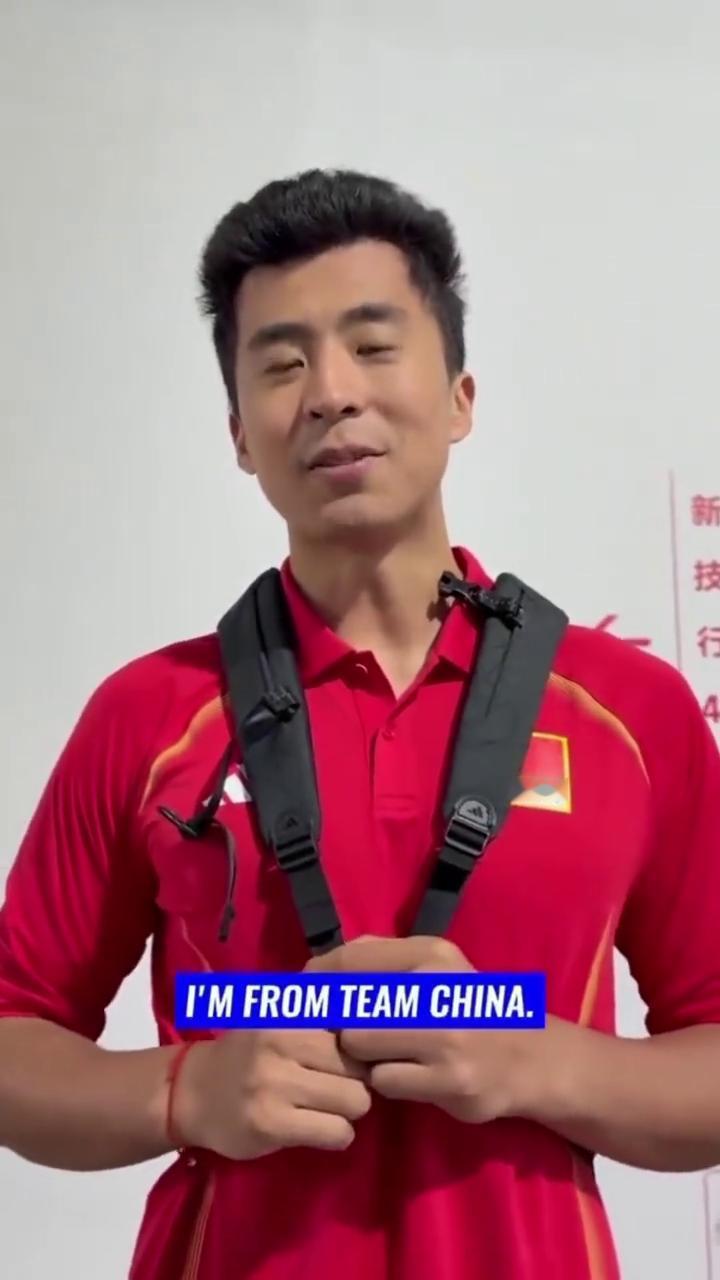 I'M ZHANG JINGYIN.I'M FROM TEAM CHINA.TH