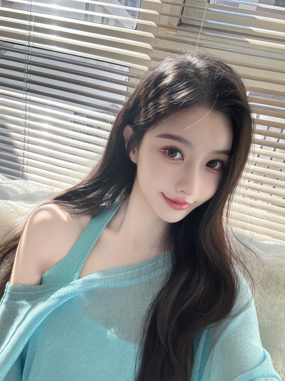 蓝蓝的
