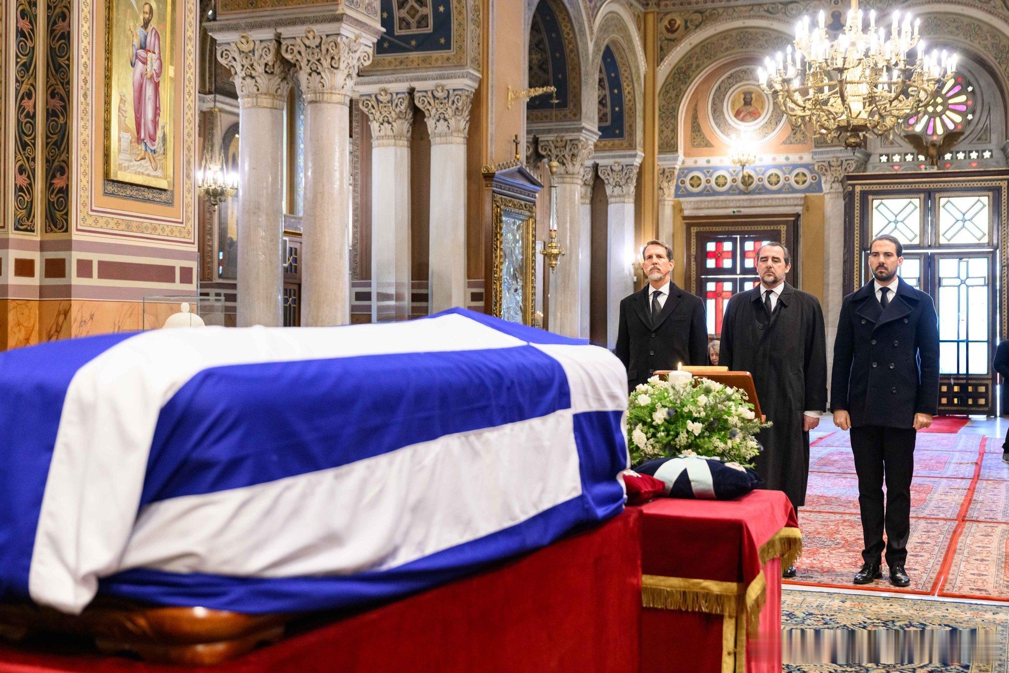 新闻 2026.1.19 各国王室成员出席已故希腊公主艾琳的葬礼Part 3，葬