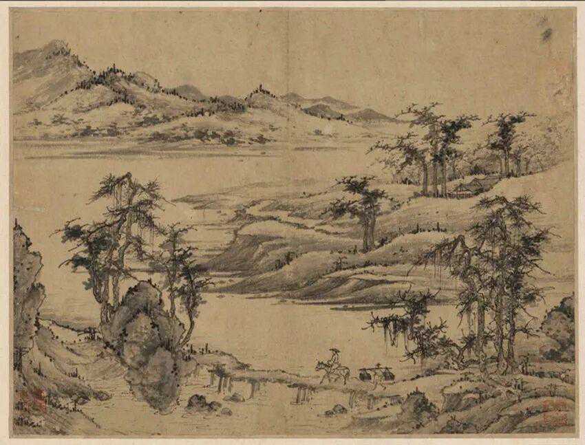 曹知白（1272-1355年），字又玄，一字贞素，号云西，华亭（今属上海松江）人